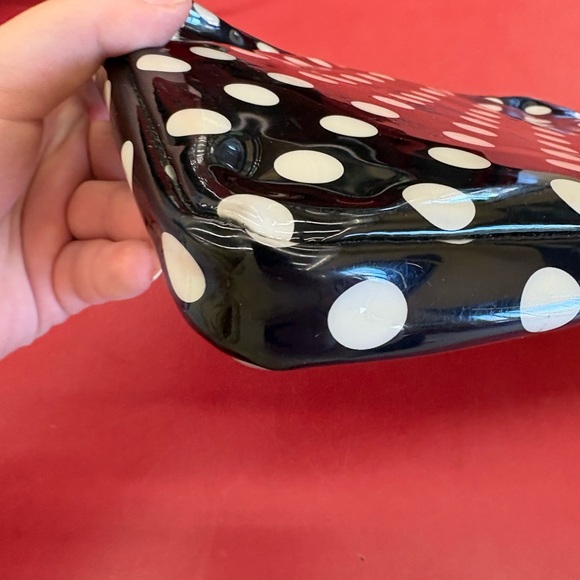 Kate Spade Black and White Polka Dot Clutch - Picture 4 of 9